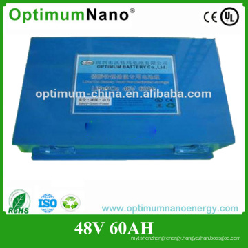 48V 60ah LiFePO4 Battery Pack for Tourist Car